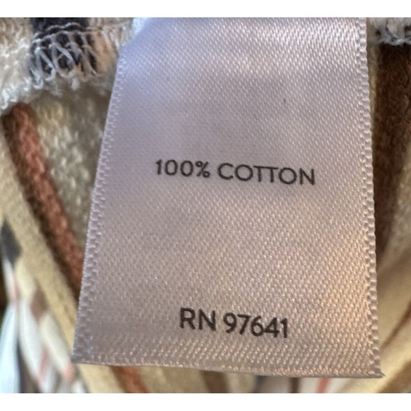 Cotton Oversized Pullover Sweatshirt VTG Look SOFT J. Jill Size L NWT - Picture 6 of 6